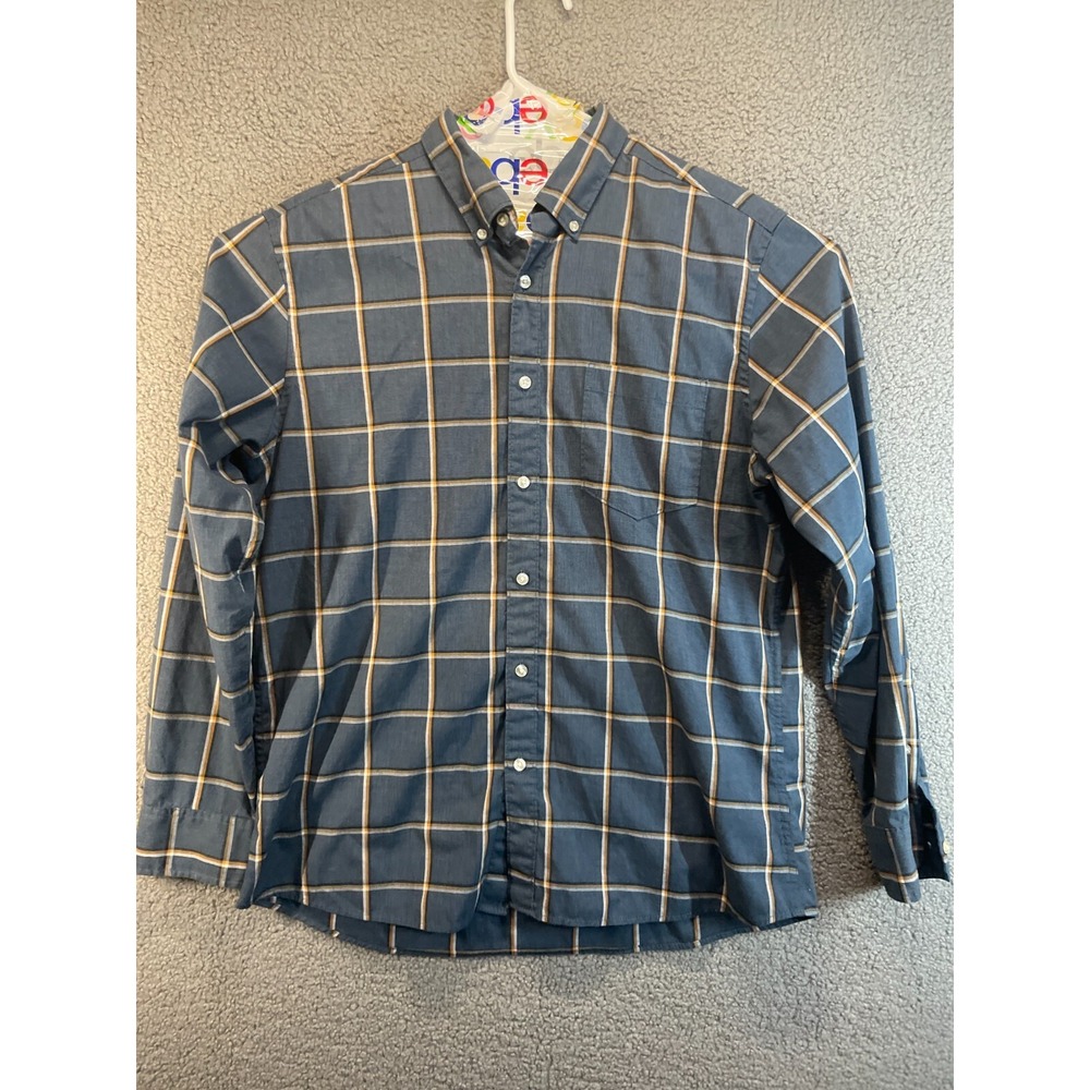 SONOMA PLAID LONG SLEEVE BUTTON DOWN SHIRT Men's Size Large‎ Large